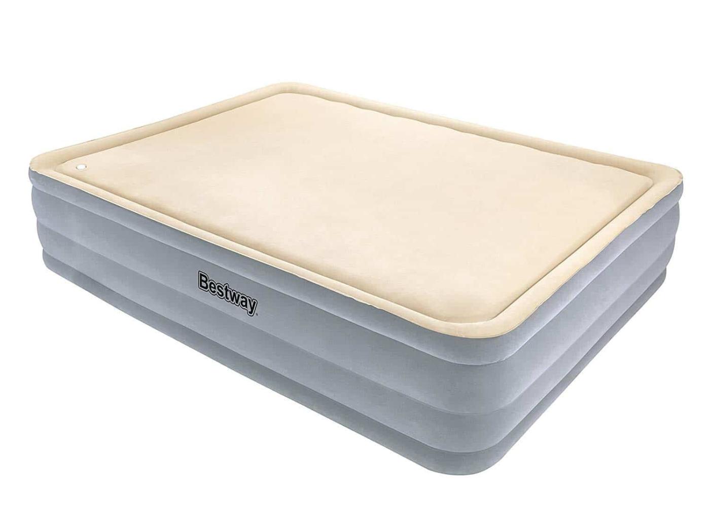 Lit Gonflable Bestway Raised Foamtop Comfort Double X X Cm