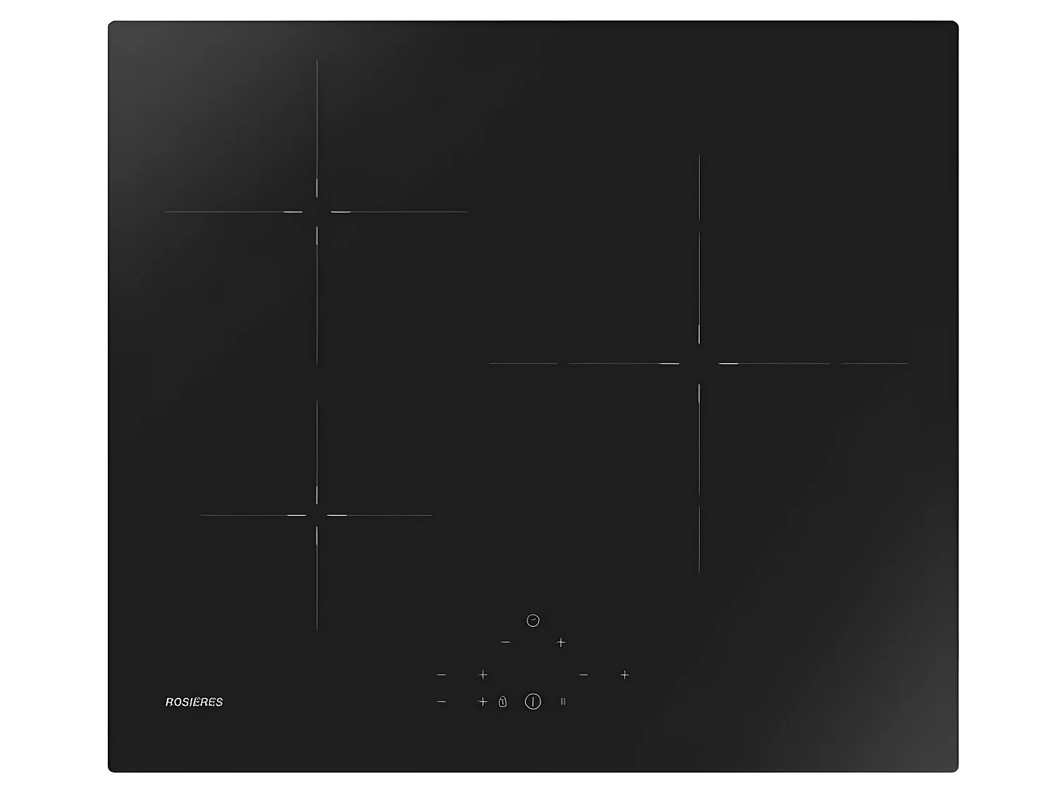 Rosieres Table de cuisson à induction 60cm 3 foyers 7200w noir - RICD36C3D/E1