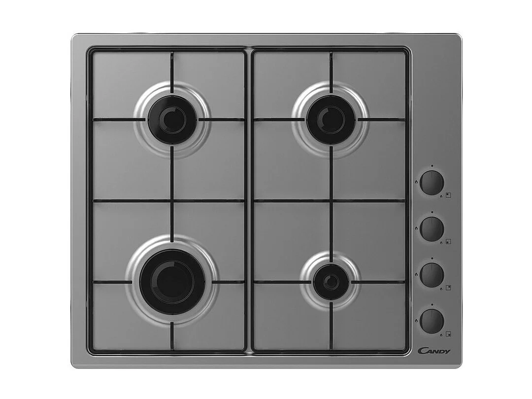 Plaque gaz CANDY 5500W 58.5cm, CHW640LXB