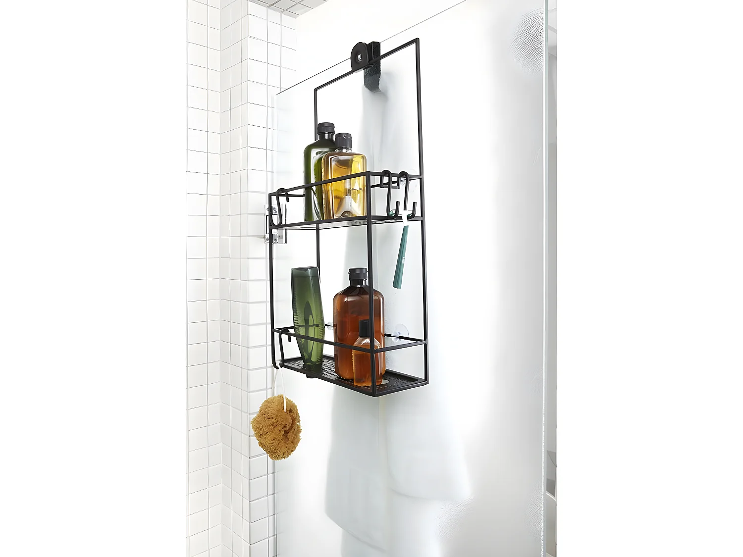 Etagère de douche Cubiko Noir  Umbra