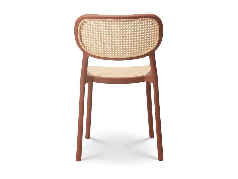 Chaise de salle à manger rouille style vintage