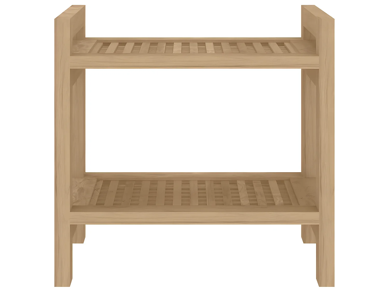 Banc de douche 45x30x45 cm Bois massif de teck