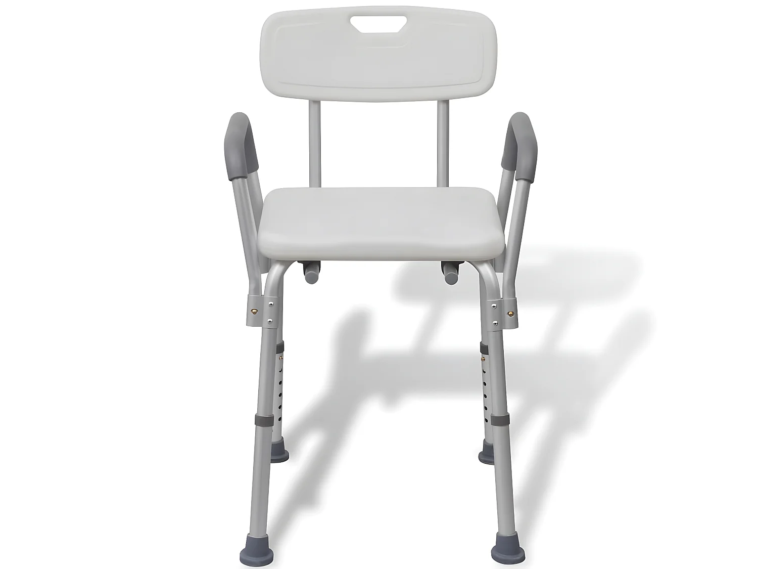 Sedia da Doccia in Alluminio Bianca