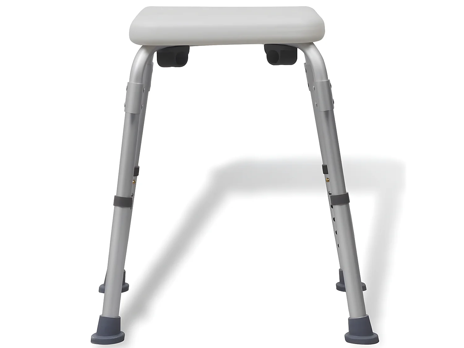 Chaise de douche Aluminium Blanc