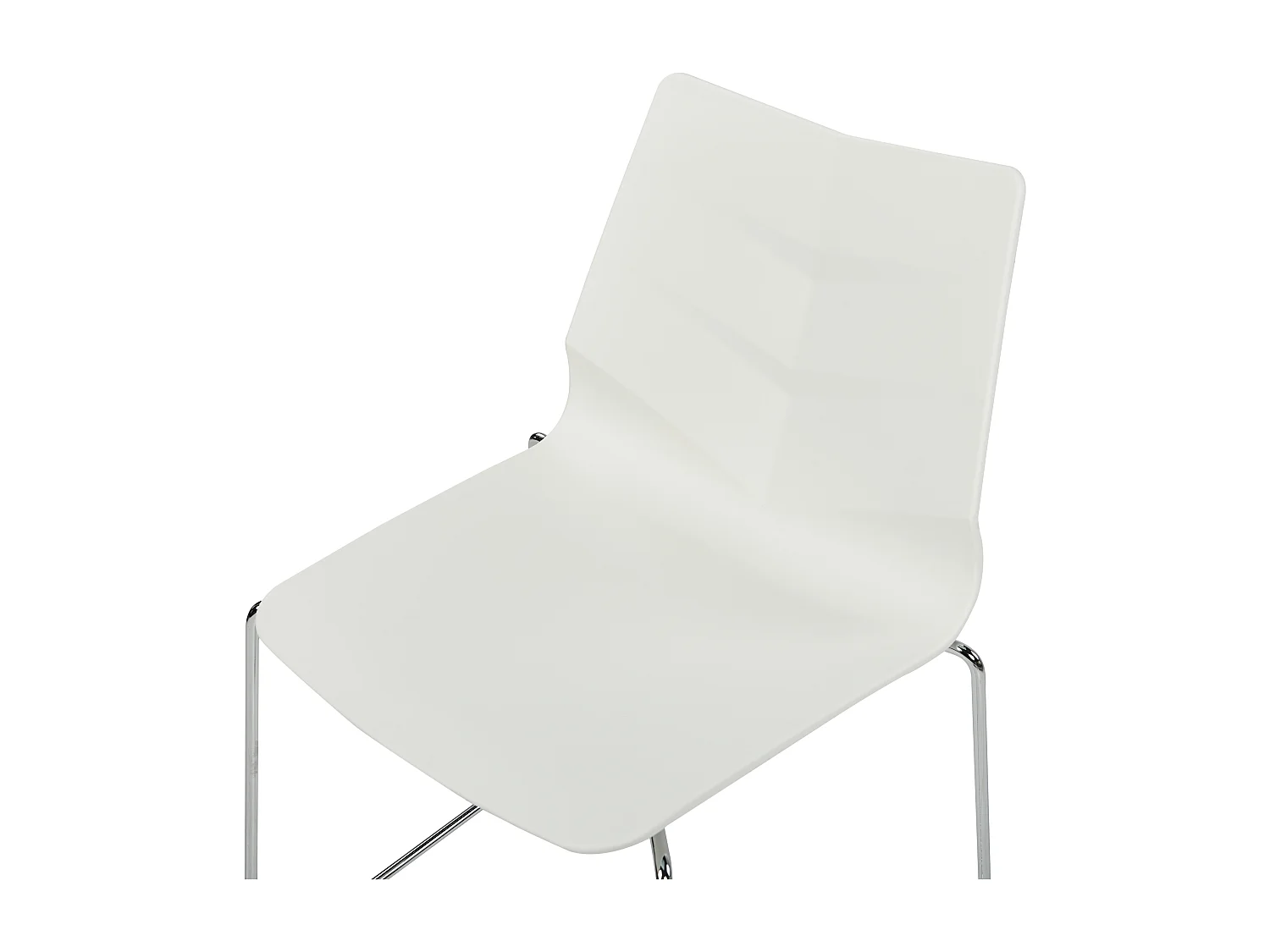 Set van 4 eetkamerstoelen HARTLEY Wit