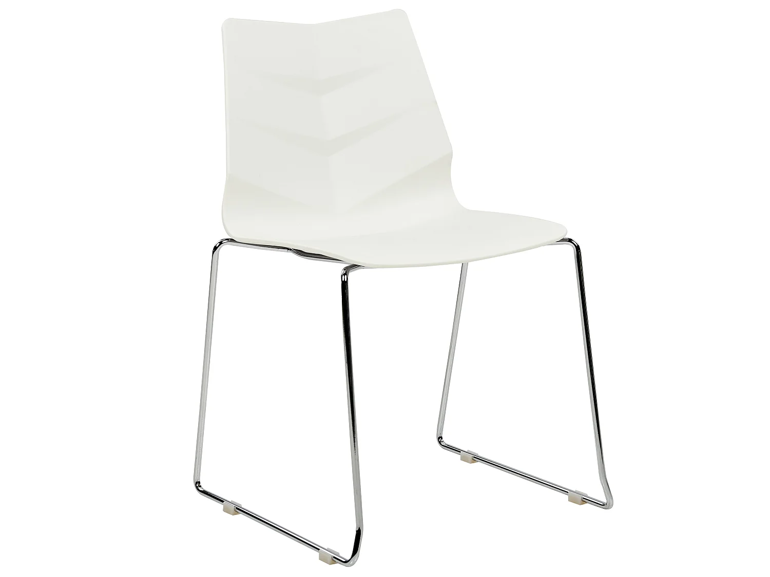 Lot de 4 chaises de salle à manger HARTLEY Blanc