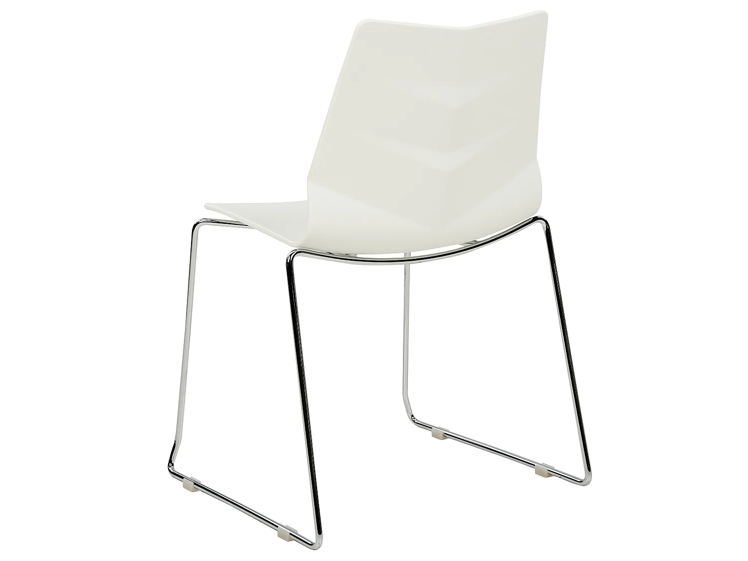 Lot de 4 chaises de salle à manger HARTLEY Blanc