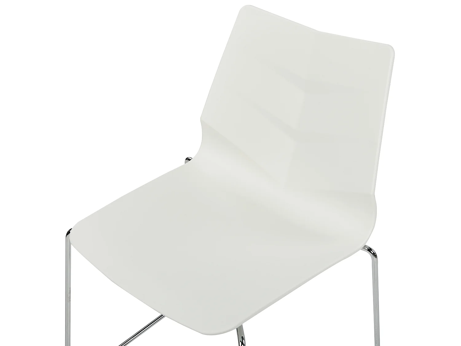 Lot de 4 chaises de salle à manger HARTLEY Blanc