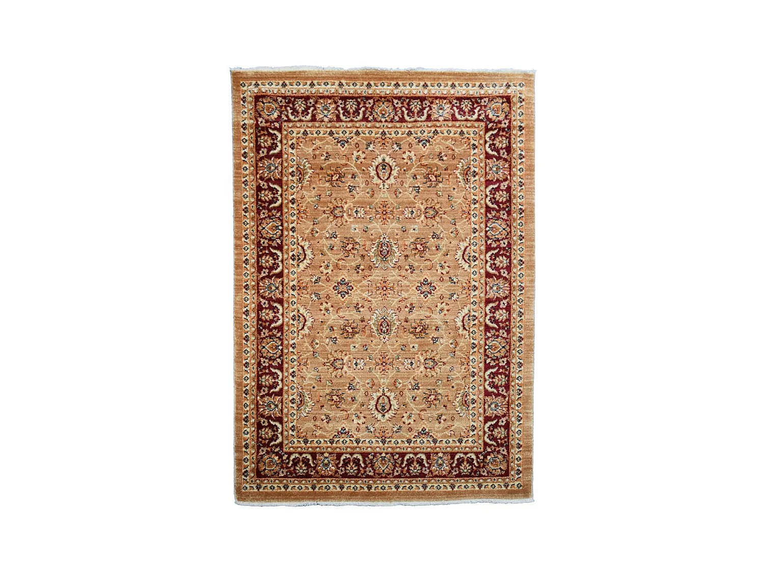 Tapis orient 120x180 rectangle beige tissé motifs orientaux CHOBAY AC