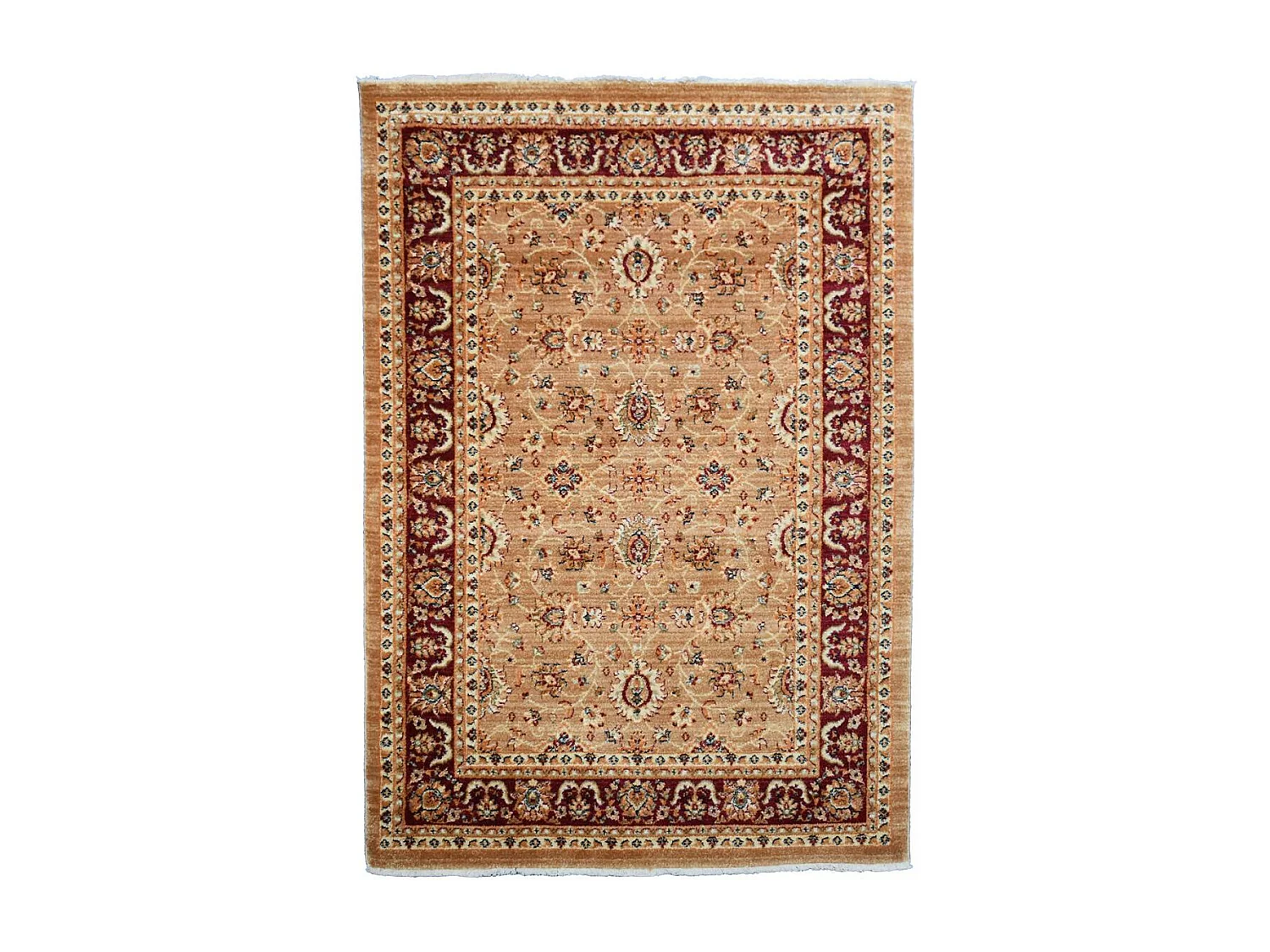 Tapis orient 120x180 rectangle beige tissé motifs orientaux CHOBAY AC