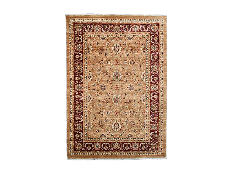 Tapis orient 120x180 rectangle beige tissé motifs orientaux CHOBAY AC