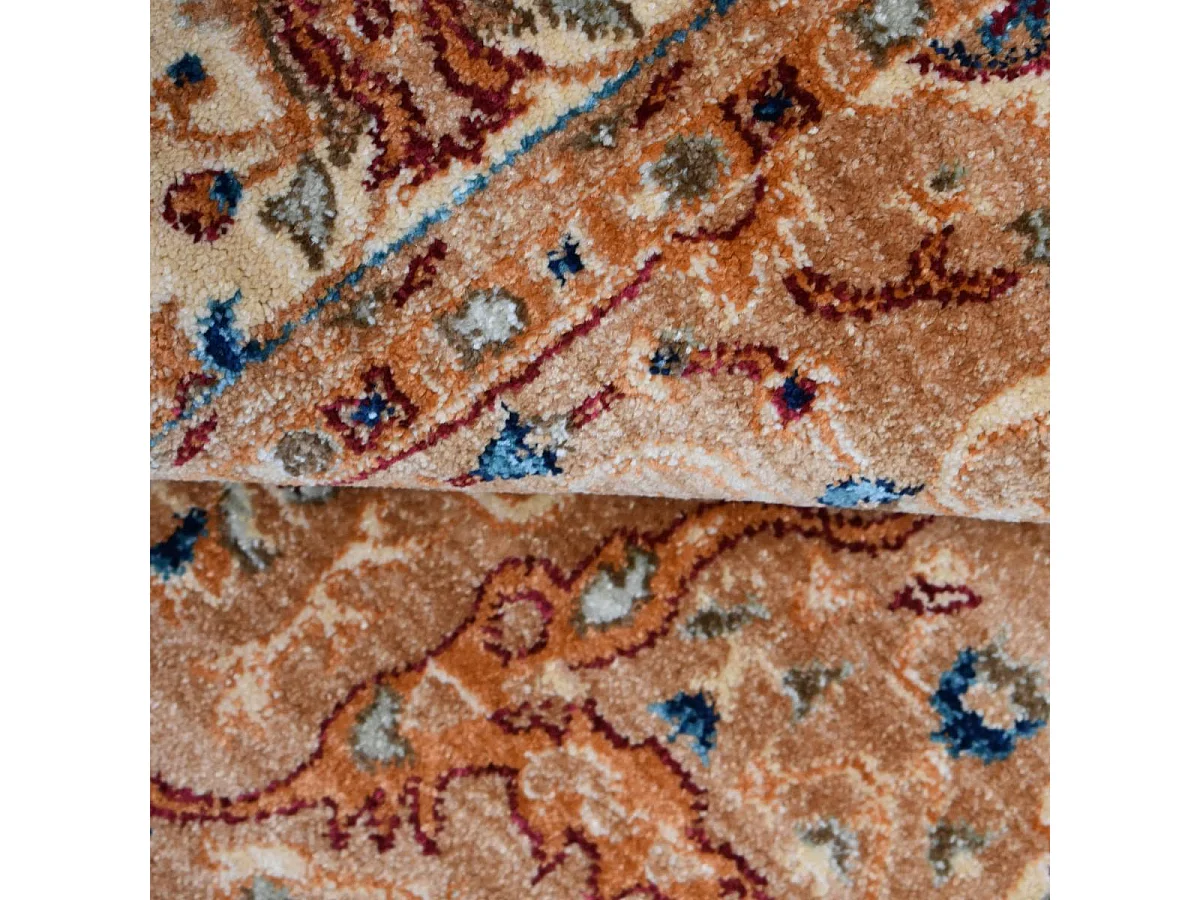 Tapis orient 120x180 rectangle crème tissé motifs orientaux CHOBAY AB