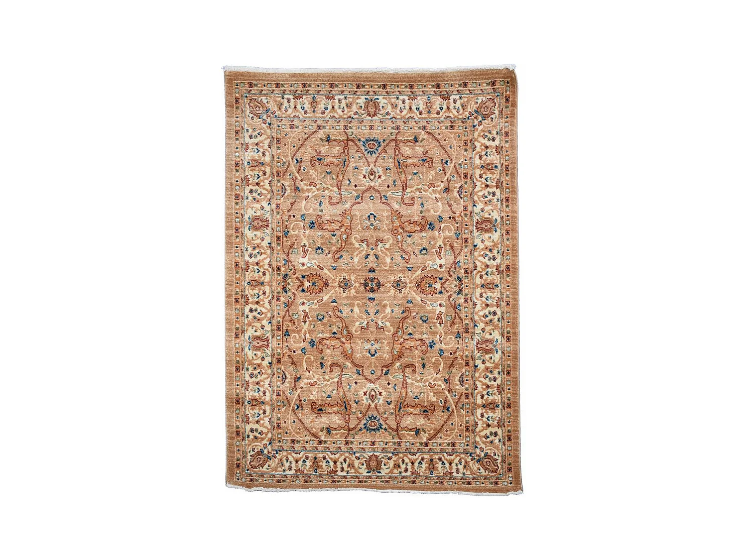 Tapis orient 120x180 rectangle crème tissé motifs orientaux CHOBAY AB