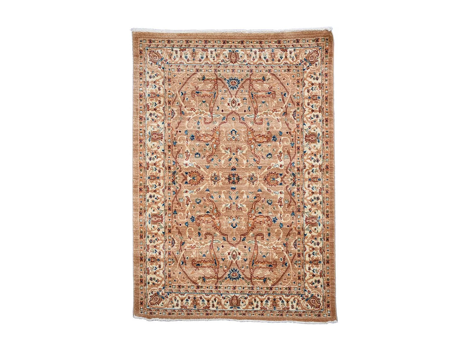 Tapis orient 120x180 rectangle crème tissé motifs orientaux CHOBAY AB