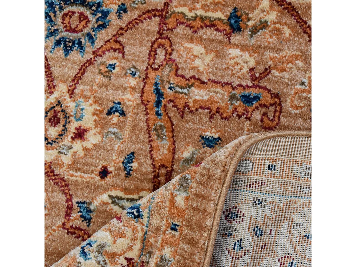 Tapis orient 120x180 rectangle crème tissé motifs orientaux CHOBAY AB