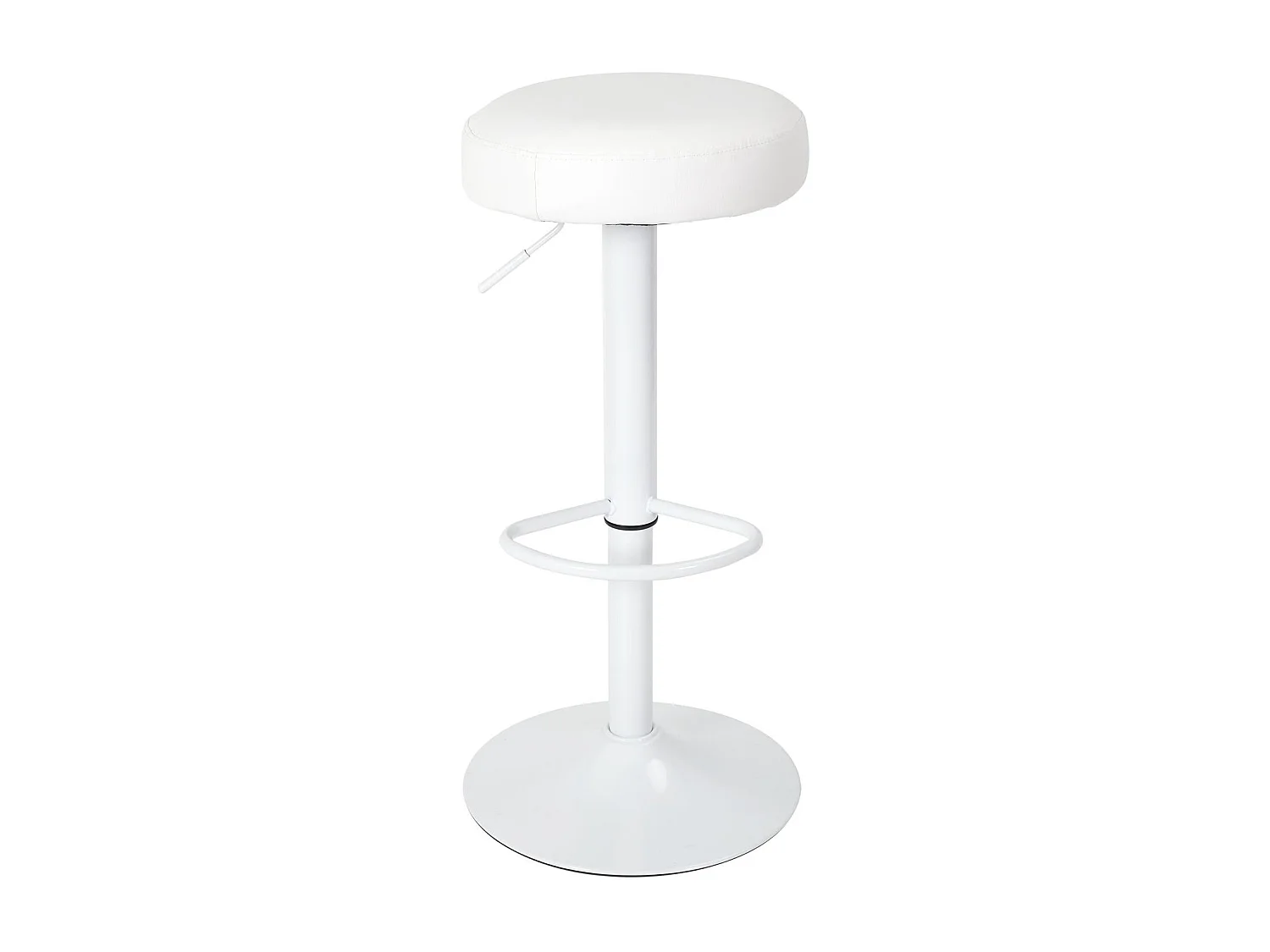 Tabouret De Bar Reglable Mumford Blanc - Lot De 2 Blanc