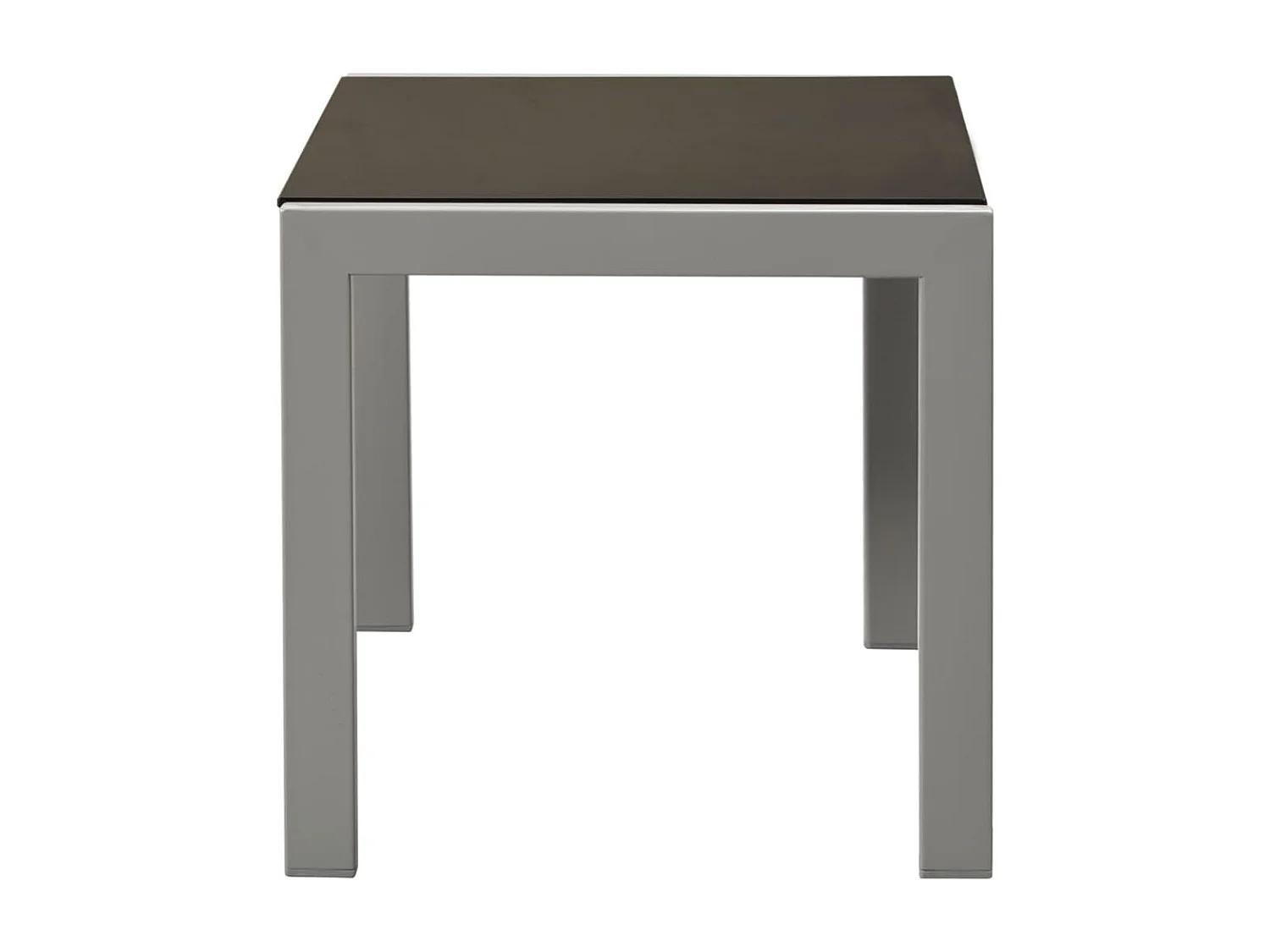 Conjunto de 2 espreguiçadeiras espreguiçadeira para banhos de sol jardim cama terraço móveis de exterior com mesa de aço e textilene preto 02_0012072