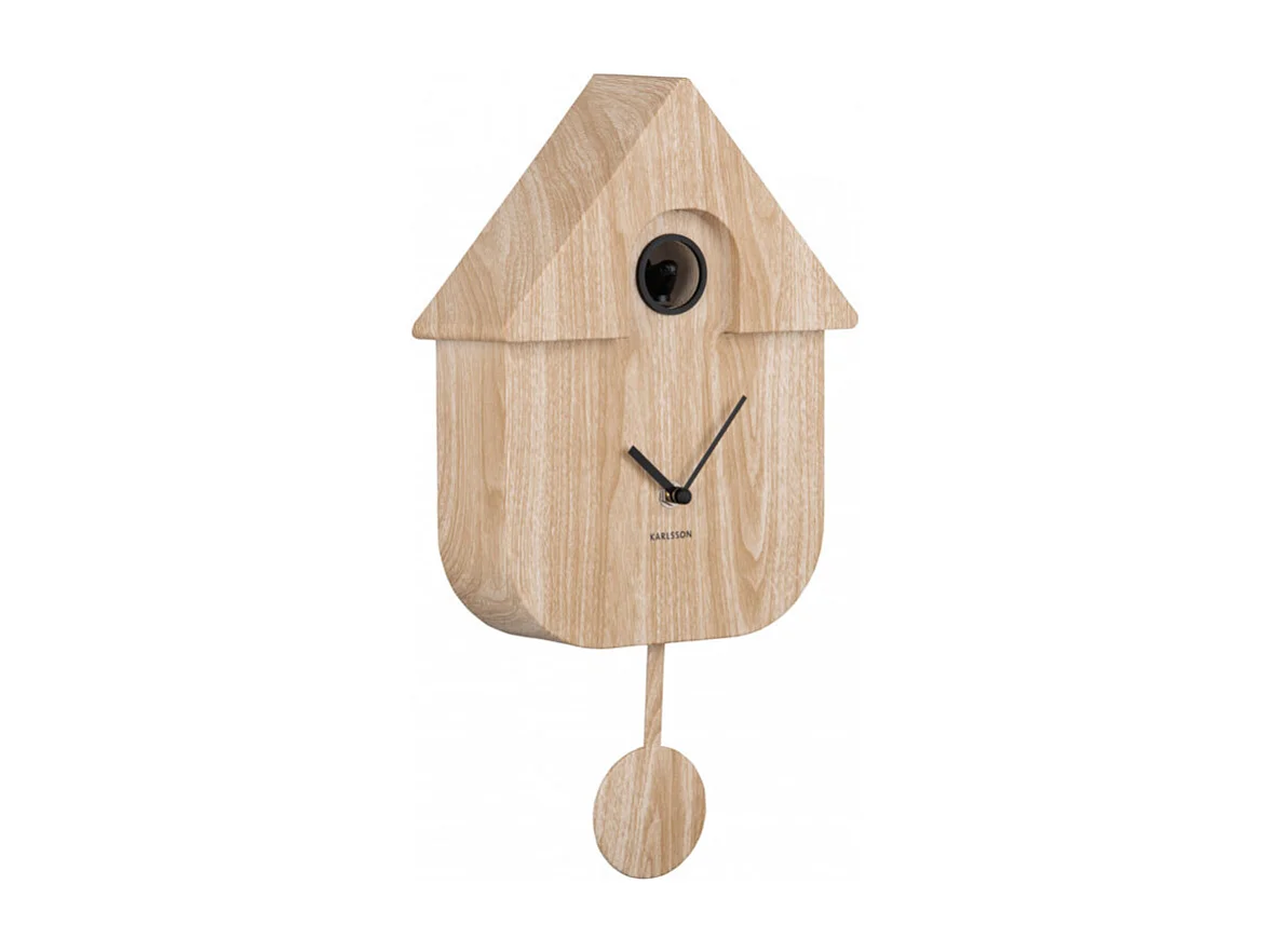 Reloj de pared Cuco Moderno - Madera clara