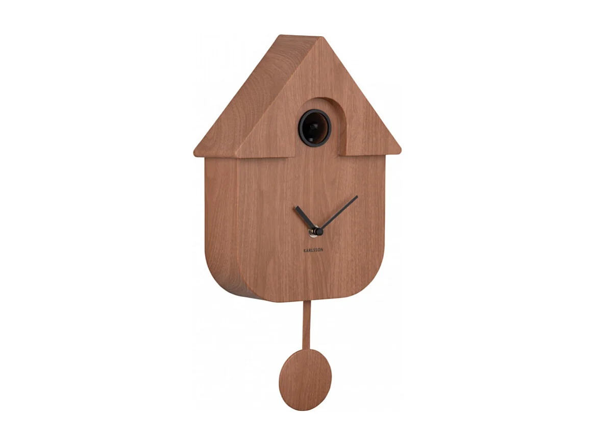 Modern Cuckoo - Horloge à pendule - Bois foncé
