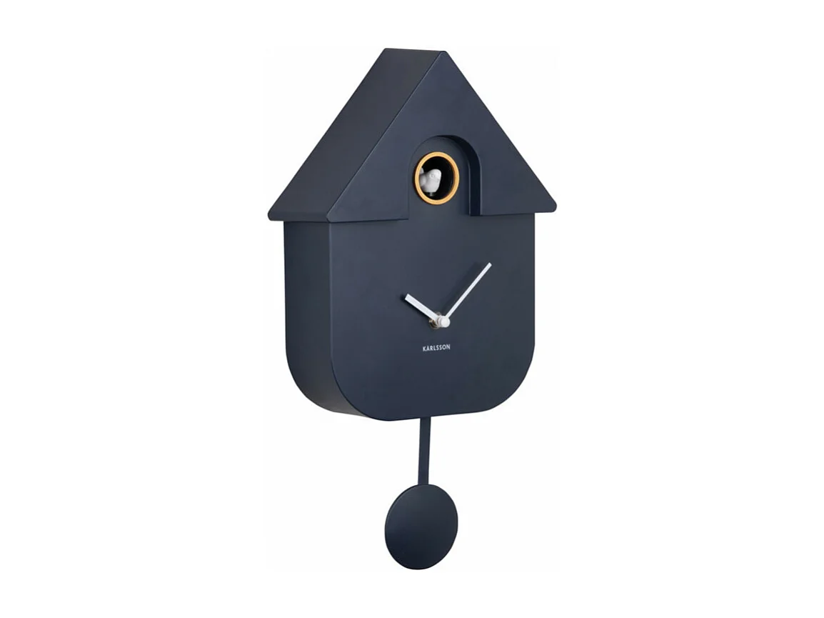 Wanduhr Modern Cuckoo - Dunkelblau