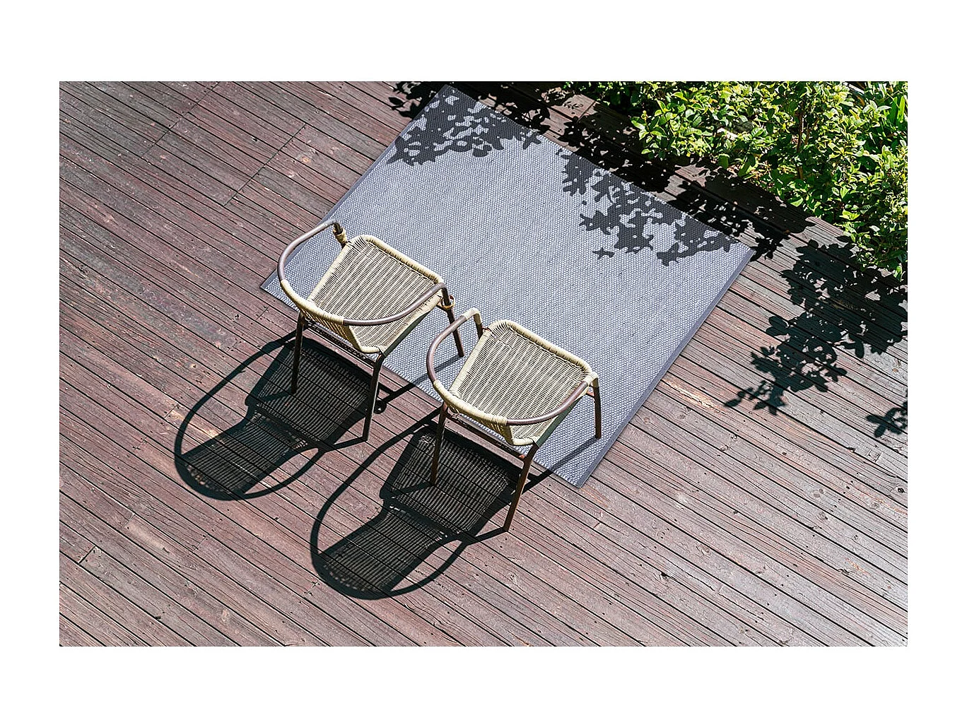 DAMIUS - Tapis 120x170cm PET Recyclé Toucher Laine Galet