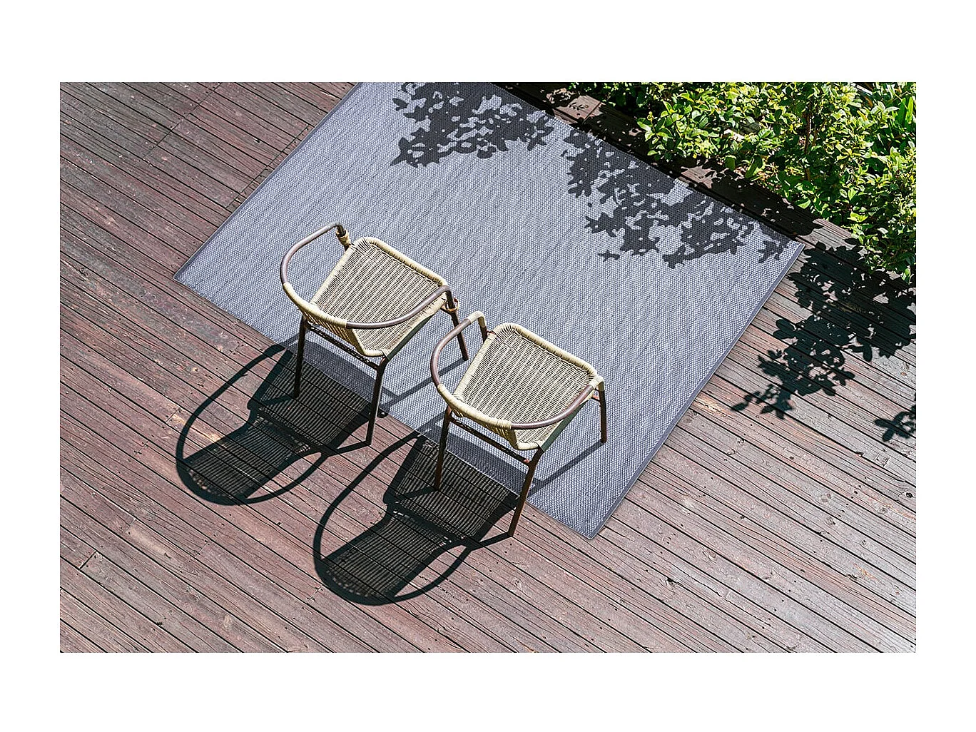 DAMIUS - Tapis 160x230cm PET Recyclé Toucher Laine Galet