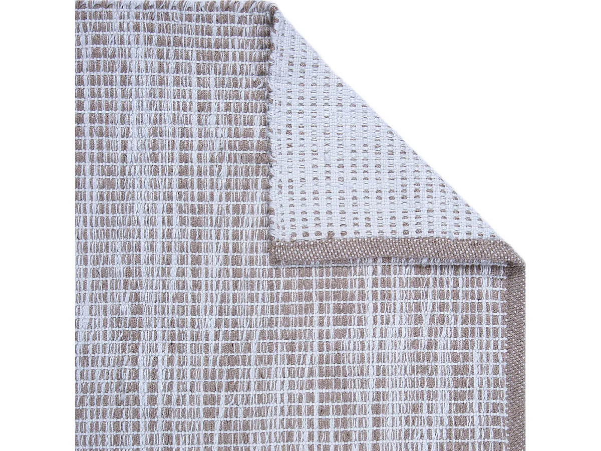 ROBY - Tapis 160x230cm PET Recyclé Toucher Laine Ficelle