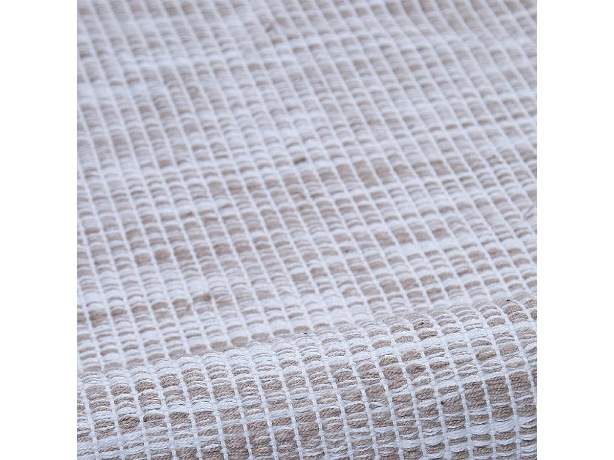 ROBY - Tapis 160x230cm PET Recyclé Toucher Laine Ficelle