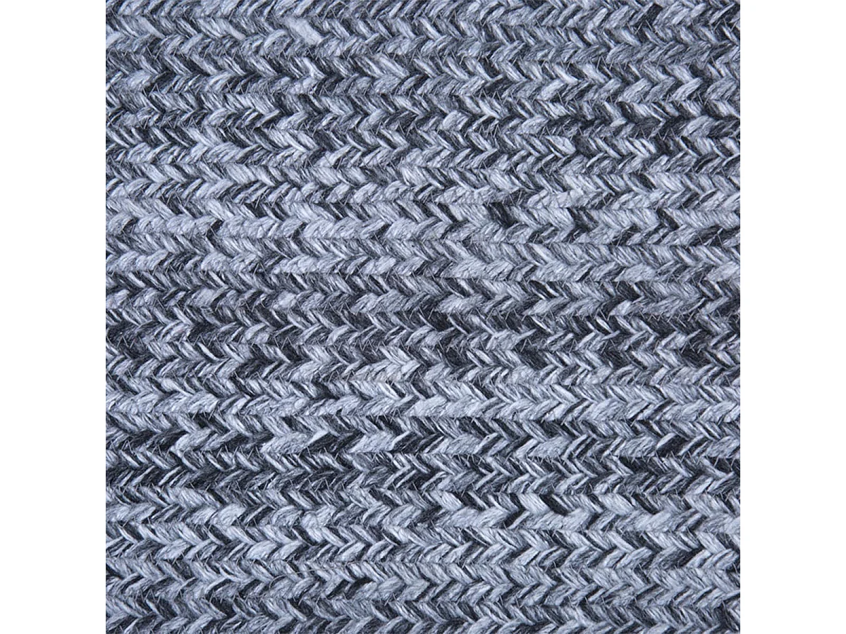 CORVIA - Tapis 160x230cm PET Recyclé Toucher Laine Poivre et Sel