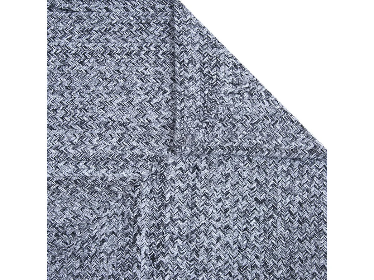 CORVIA - Tapis 160x230cm PET Recyclé Toucher Laine Poivre et Sel