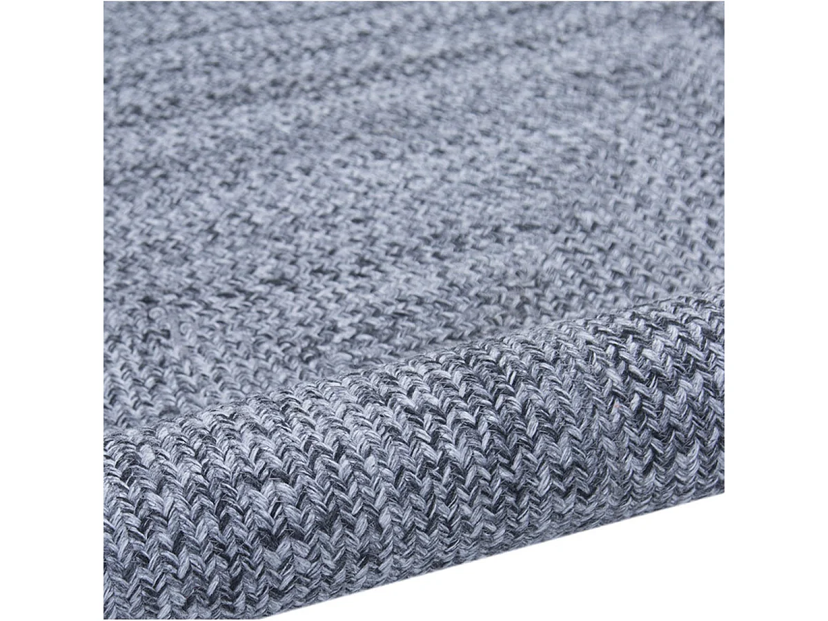 CORVIA - Tapis 160x230cm PET Recyclé Toucher Laine Poivre et Sel