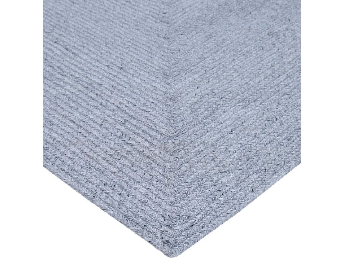 CORVIA - Tapis 160x230cm PET Recyclé Toucher Laine Gris Cendré