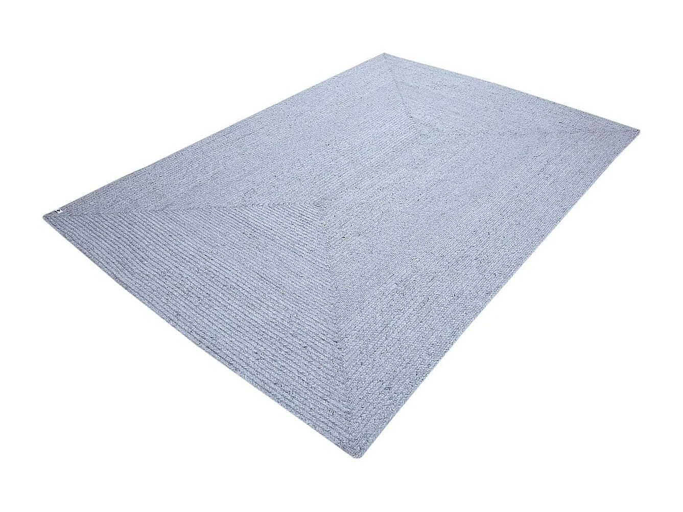CORVIA - Tapis 160x230cm PET Recyclé Toucher Laine Gris Cendré