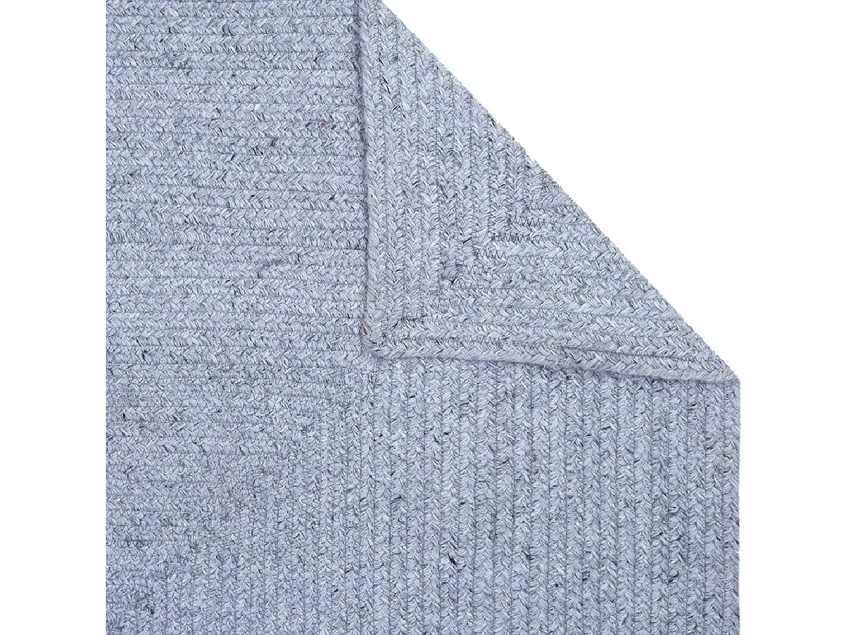 CORVIA - Tapis 160x230cm PET Recyclé Toucher Laine Gris Cendré