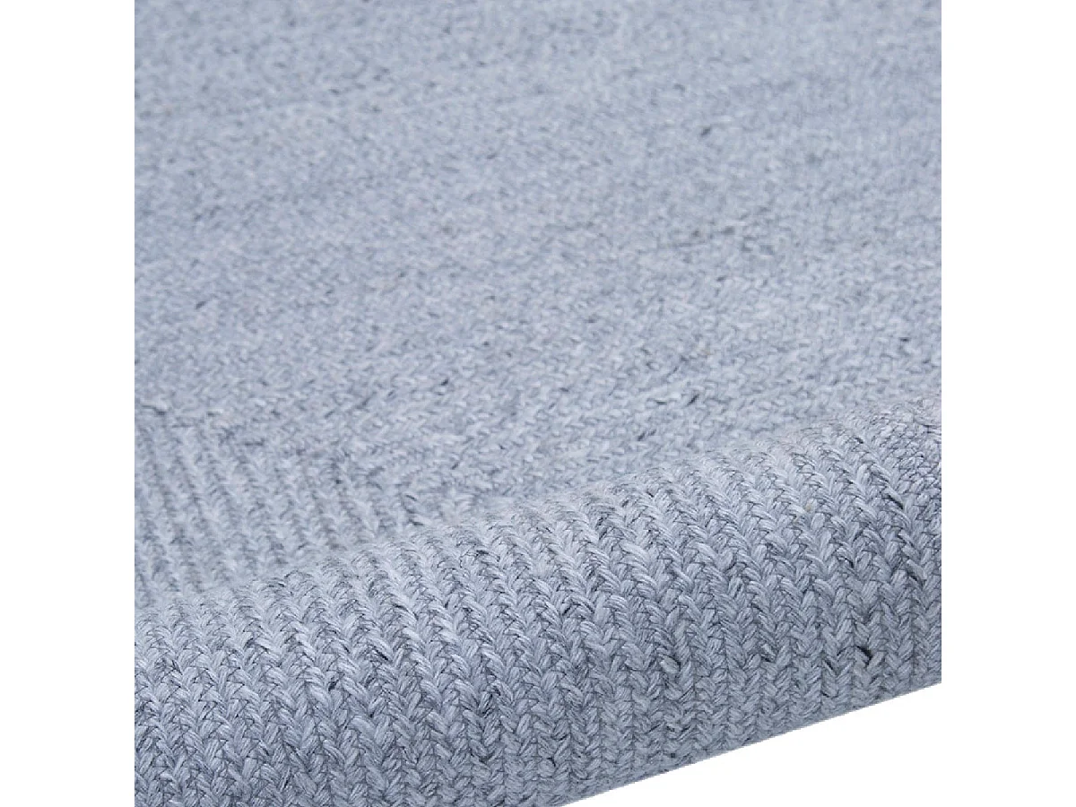 CORVIA - Tapis 160x230cm PET Recyclé Toucher Laine Gris Cendré