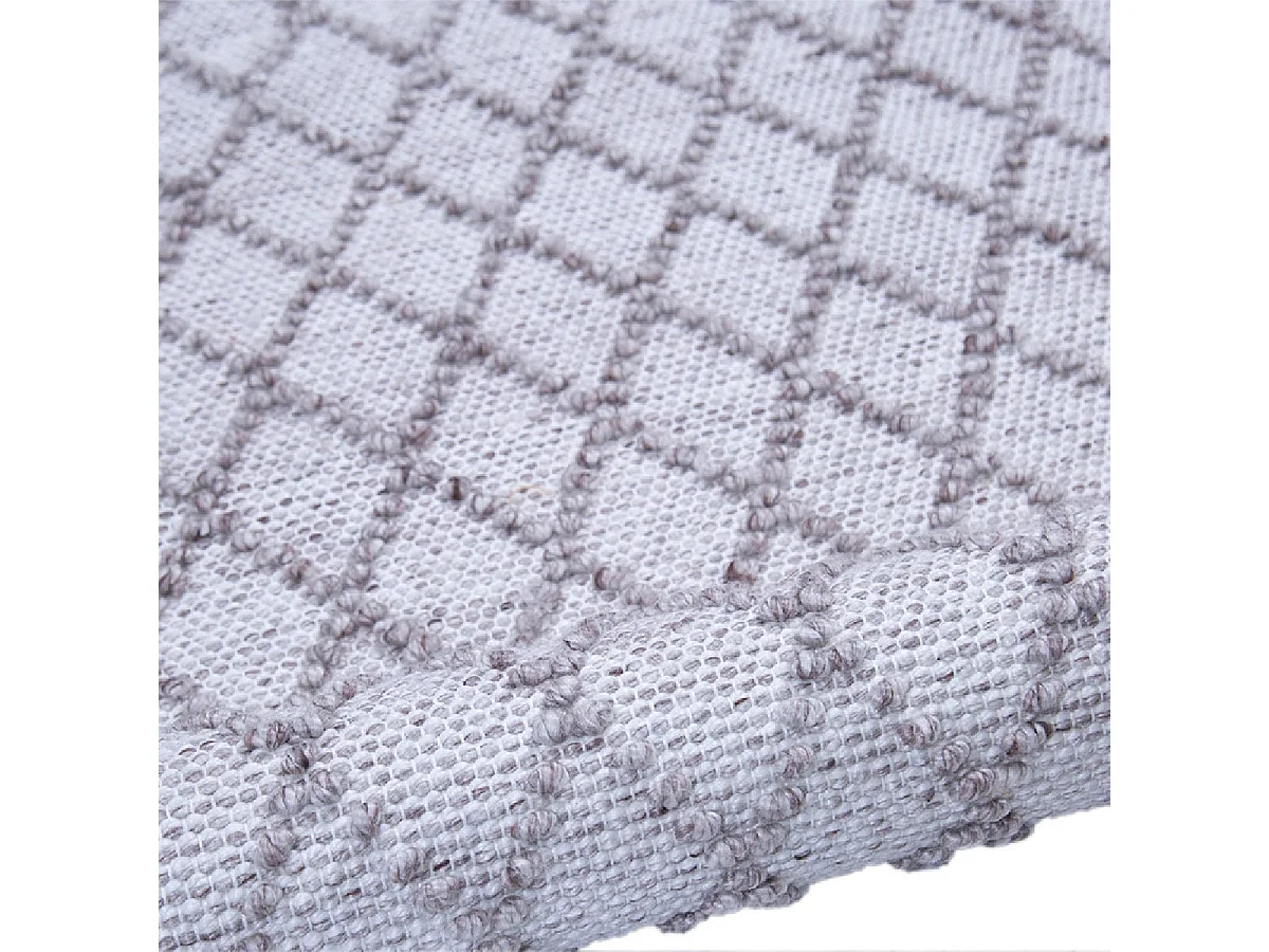 MERMAID - Tapis 120x170cm PET Recyclé Toucher Laine Sable