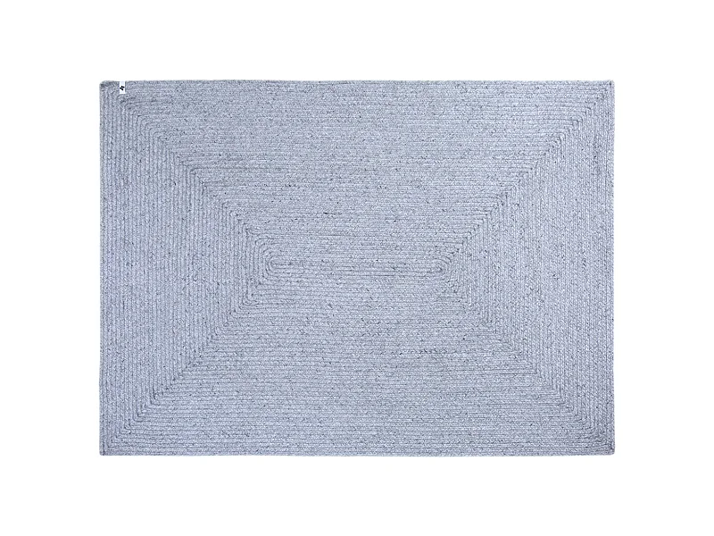 CORVIA - Tapis 120x170cm PET Recyclé Toucher Laine Gris Cendré