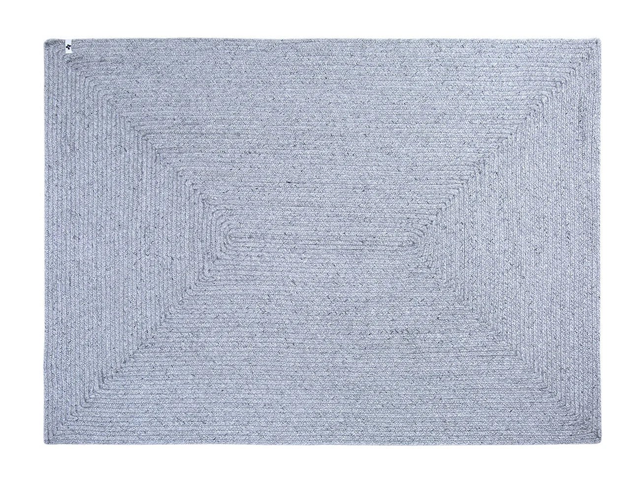 CORVIA - Tapis 120x170cm PET Recyclé Toucher Laine Gris Cendré