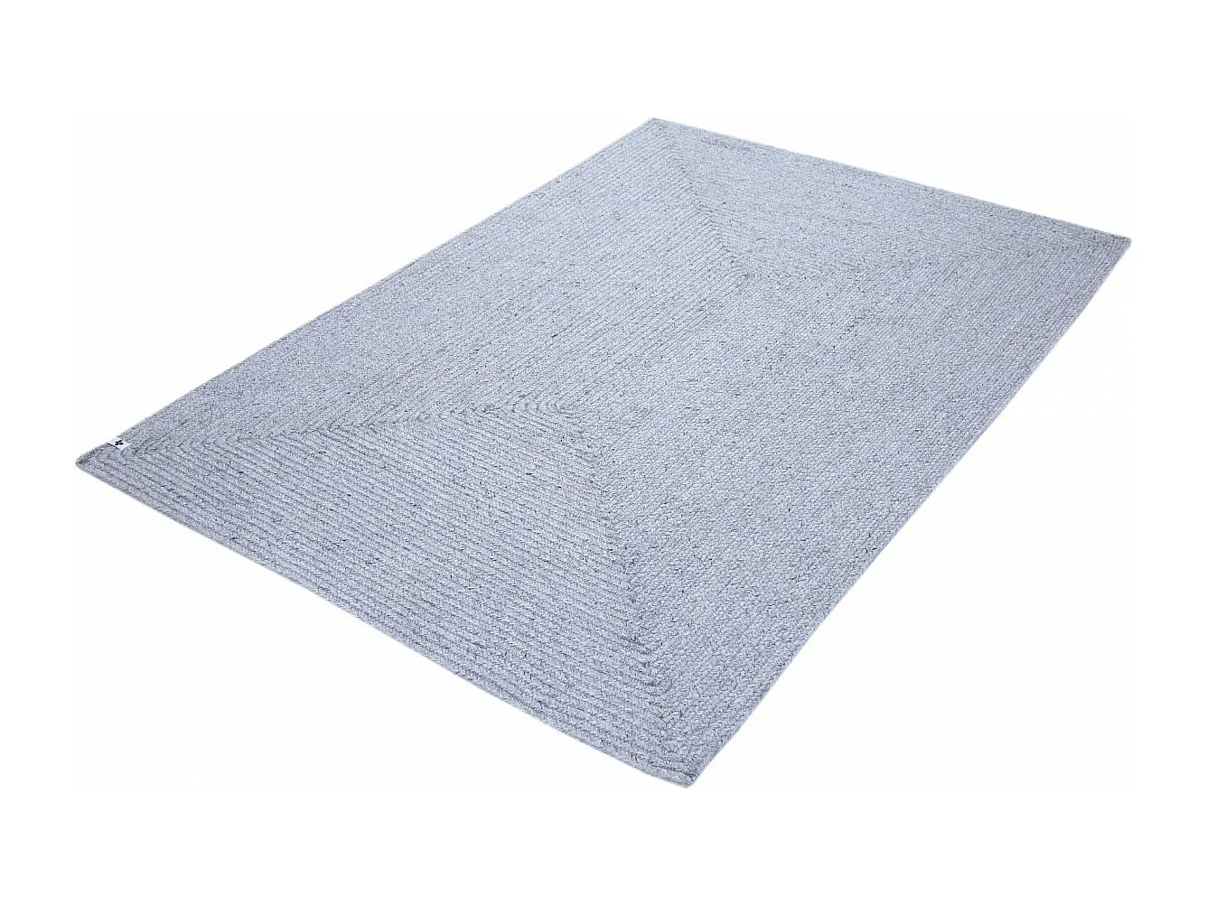 CORVIA - Tapis 120x170cm PET Recyclé Toucher Laine Gris Cendré