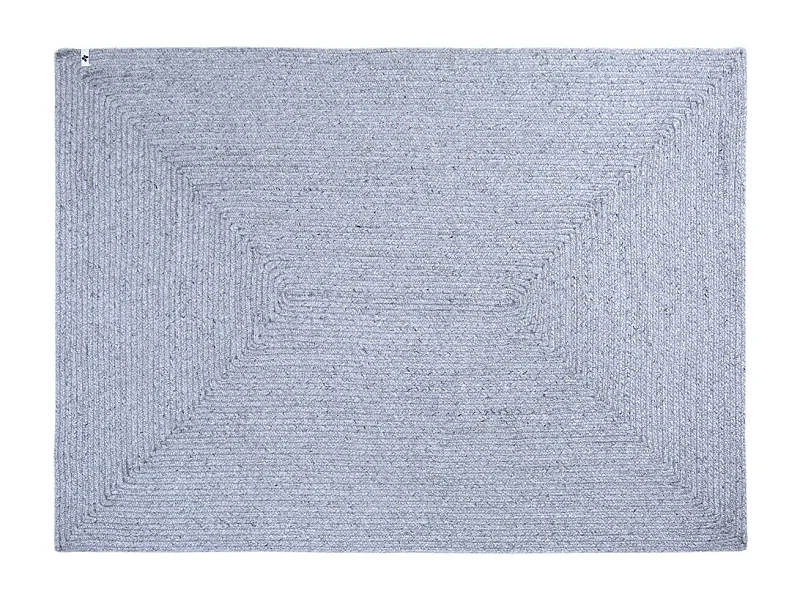 CORVIA - Tapis 120x170cm PET Recyclé Toucher Laine Gris Cendré