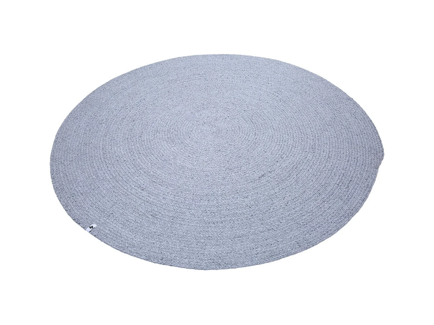 CORVIA - Tapis Ø160cm PET Recyclé Toucher Laine Gris Cendré