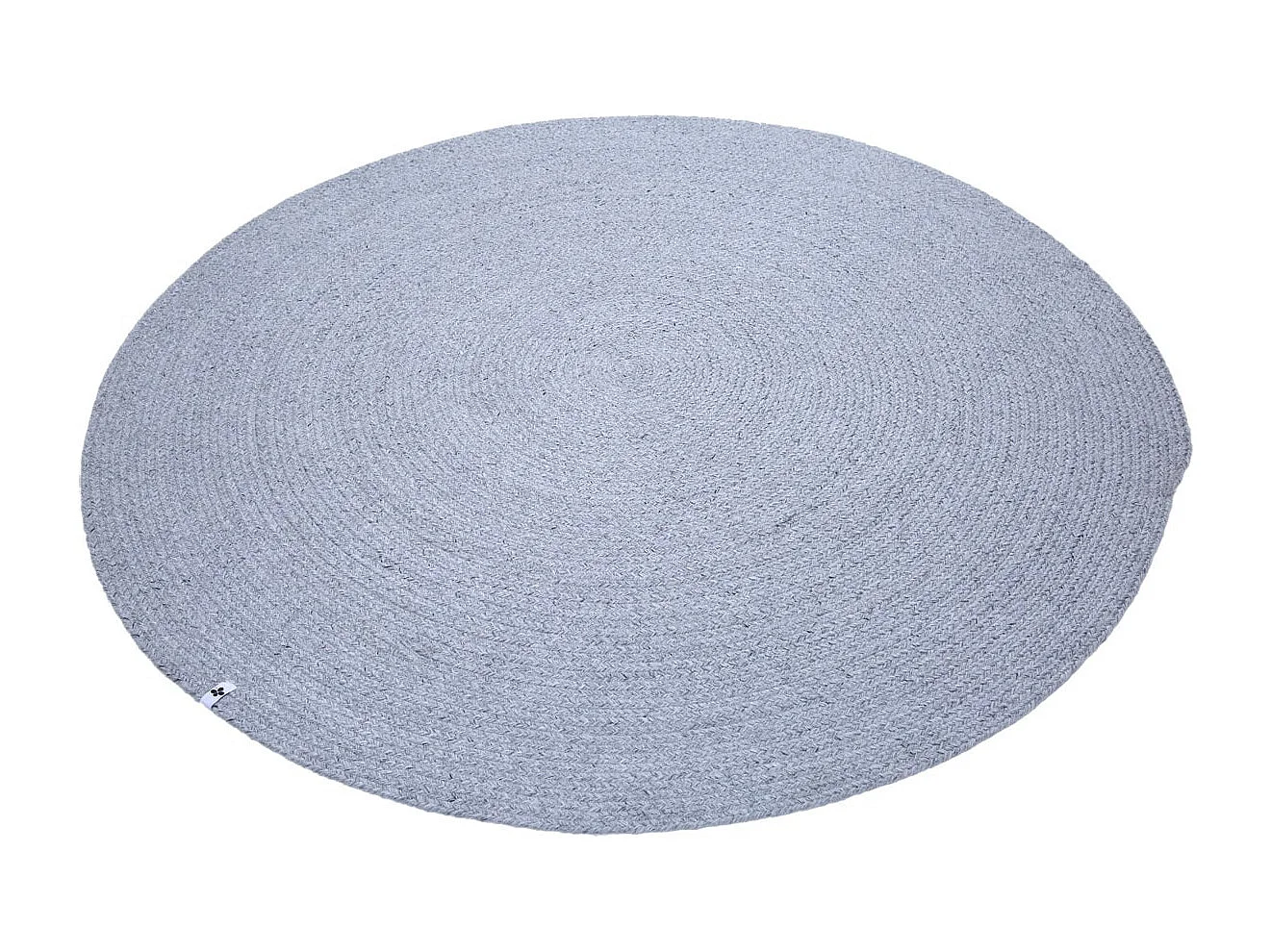 CORVIA - Tapis Ø160cm PET Recyclé Toucher Laine Gris Cendré