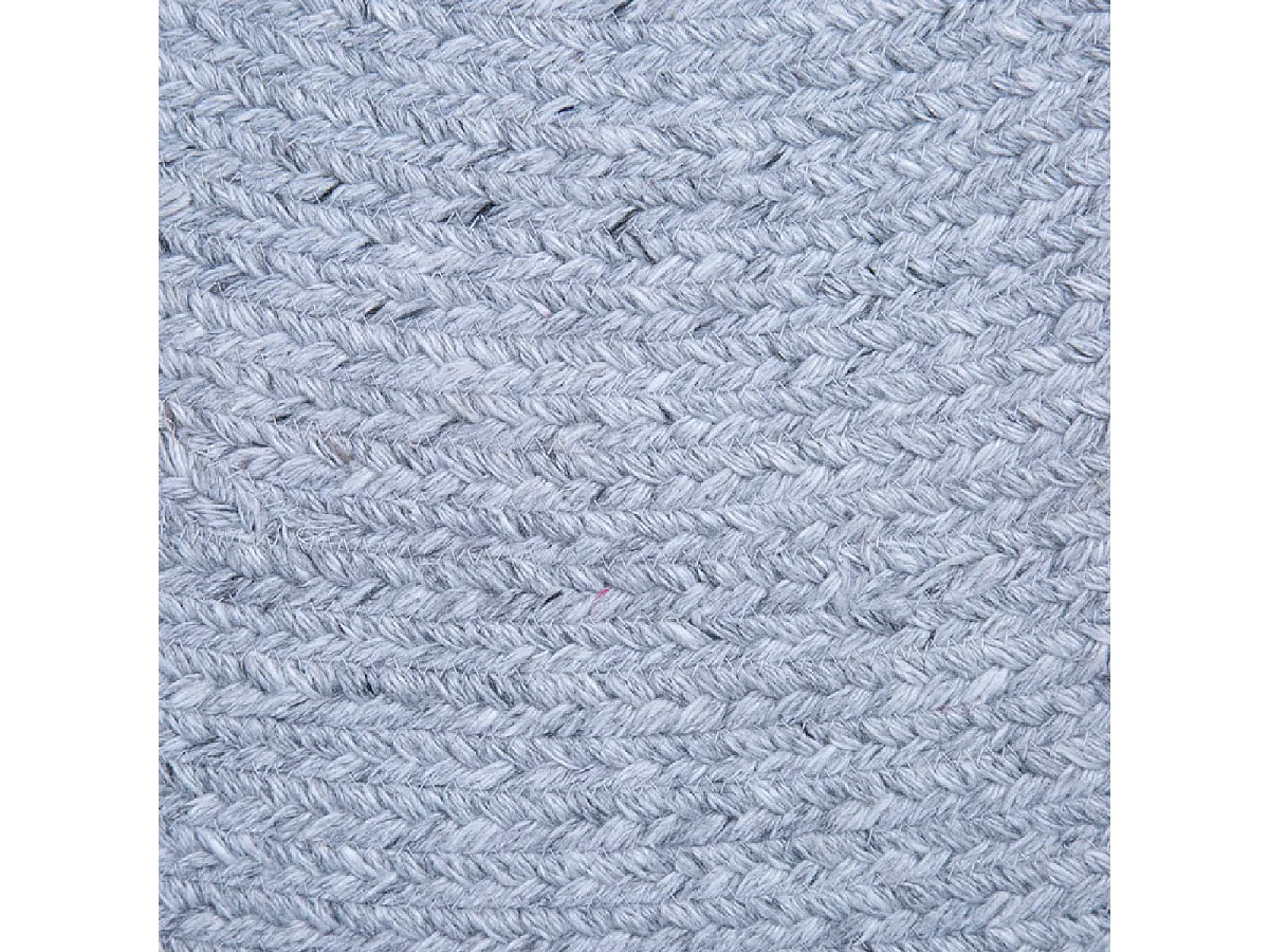 CORVIA - Tapis Ø160cm PET Recyclé Toucher Laine Gris Cendré