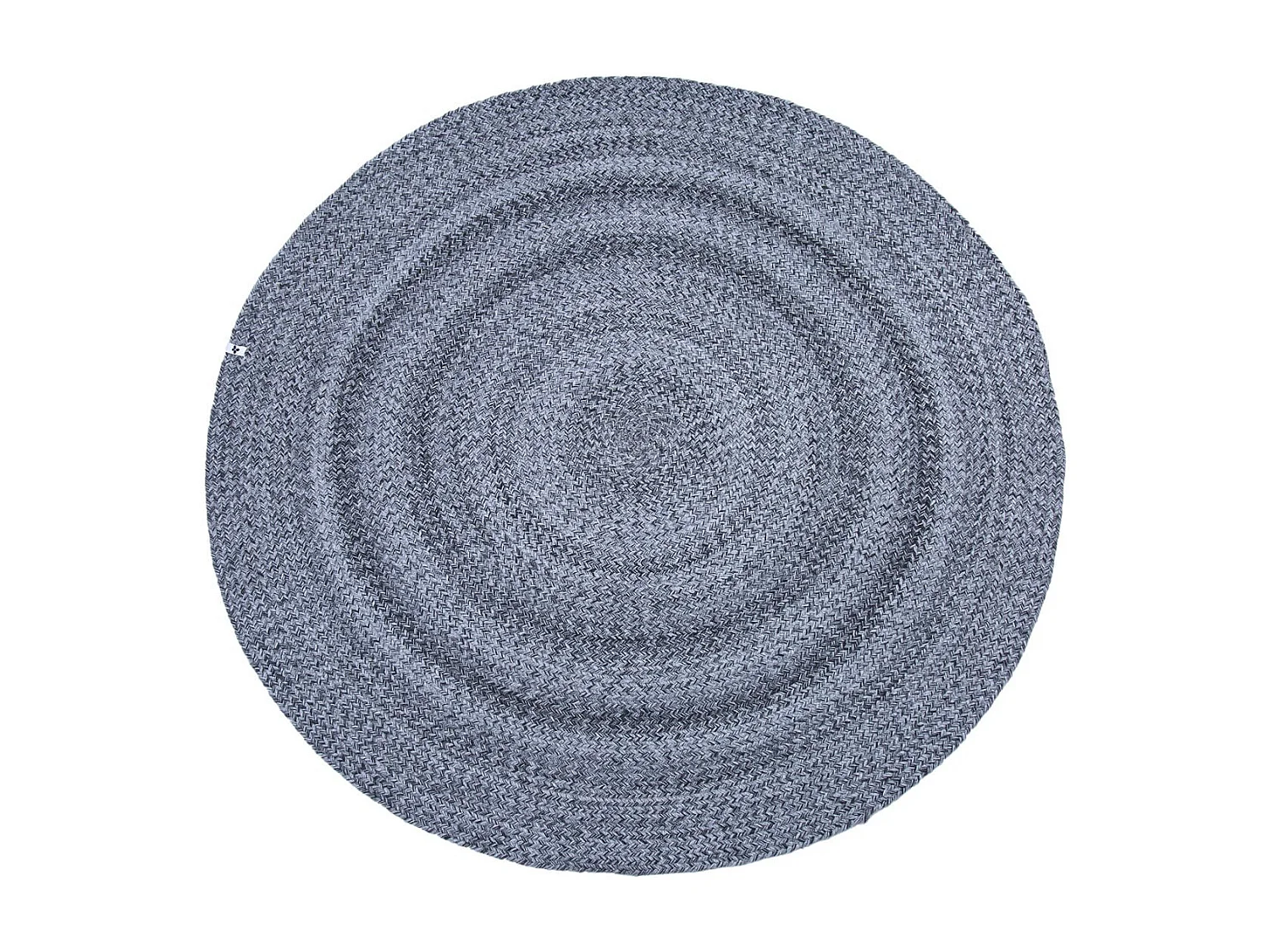 CORVIA - Tapis Ø160cm PET Recyclé Toucher Laine Poivre et Sel