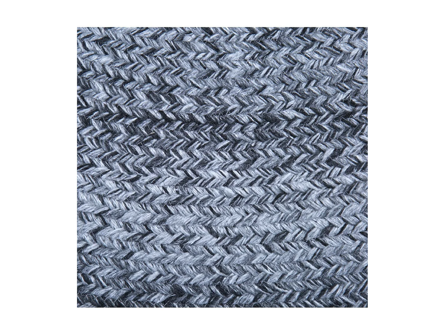 CORVIA - Tapis Ø160cm PET Recyclé Toucher Laine Poivre et Sel