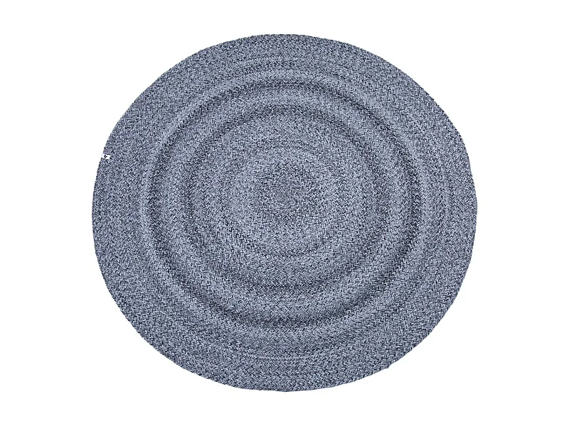 CORVIA - Tapis Ø160cm PET Recyclé Toucher Laine Poivre et Sel