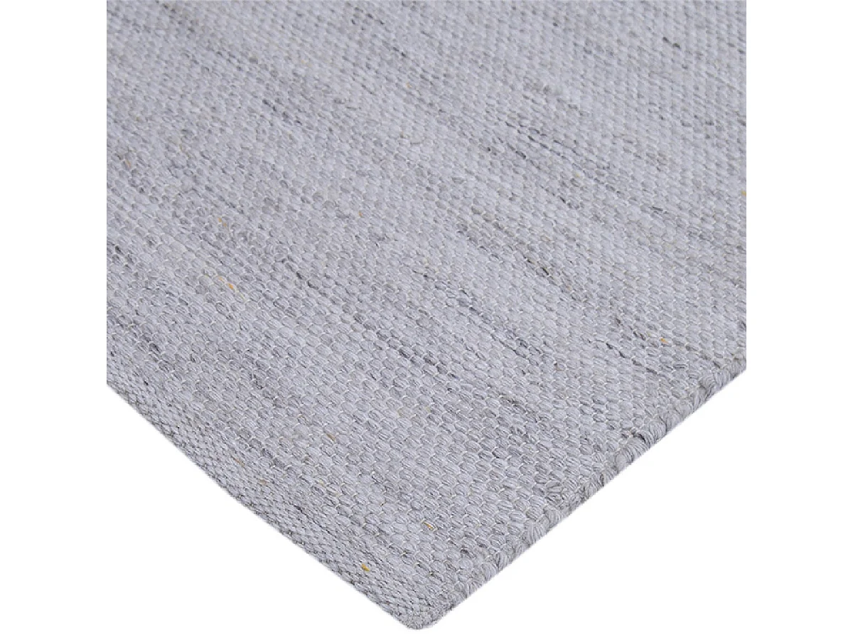 NIDAS - Tapis 120x170cm PET Recyclé Toucher Laine Beige Chiné