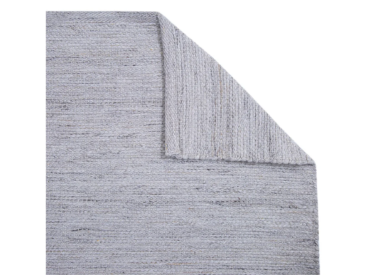 NIDAS - Tapis 120x170cm PET Recyclé Toucher Laine Beige Chiné