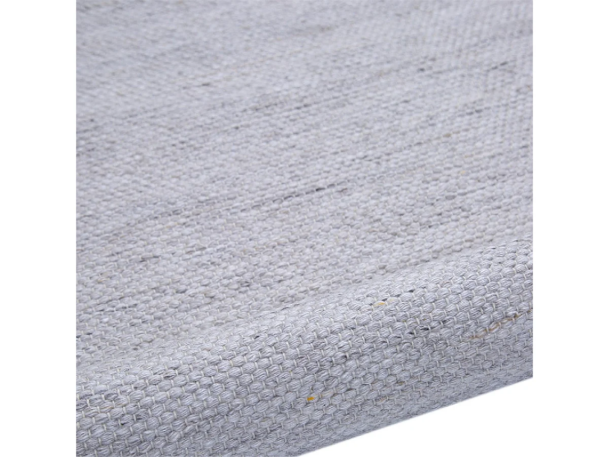 NIDAS - Tapis 120x170cm PET Recyclé Toucher Laine Beige Chiné