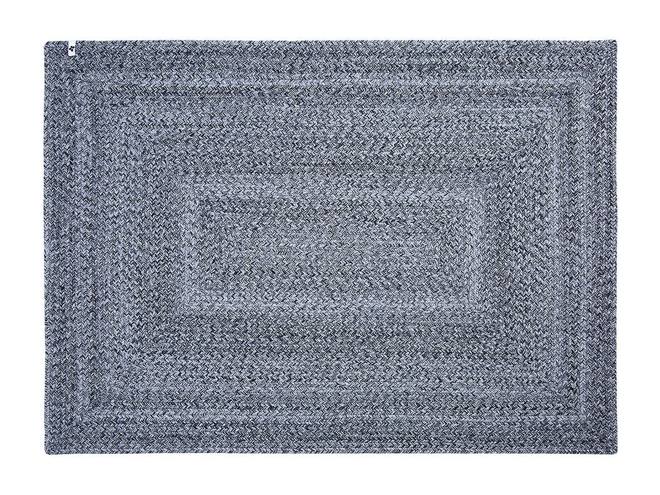 CORVIA - Tapis 120x170cm PET Recyclé Toucher Laine Poivre et Sel